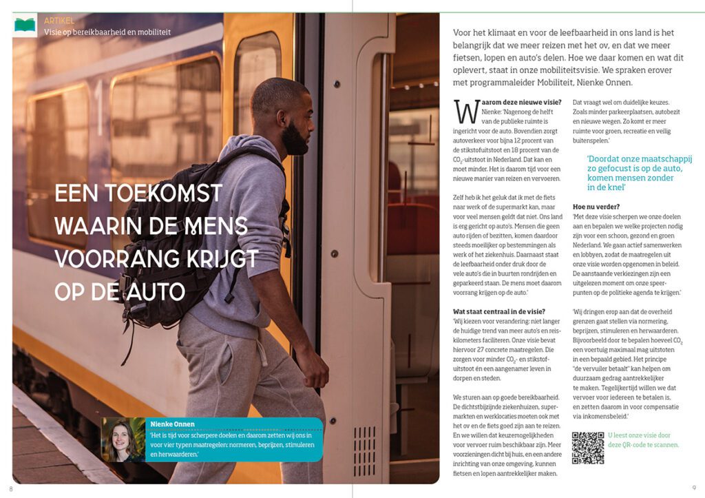 Spread uit het Magazine voor Natuur en Milieu