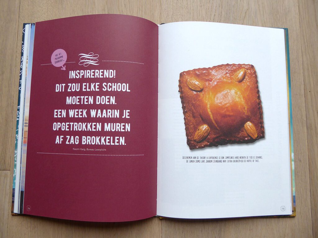 Pagina's uit een boek voor ROC Amsterdam en Flevoland